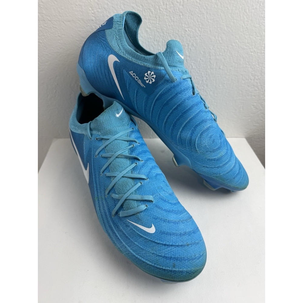 Nike-Blue/White Phantom GX 2 Pro FG Firm Ground, Soccer/Football Cleats. Size-10